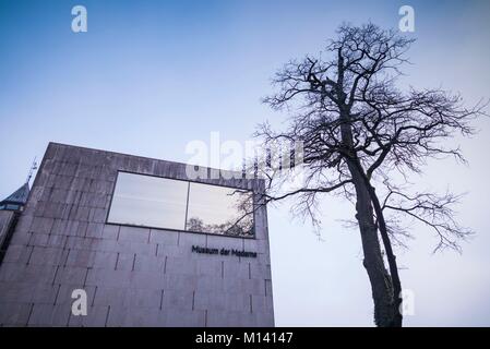 Austria salisburghese, Salisburgo, Museum der Moderne Monchsberg, museo di arte moderna, esterna Foto Stock