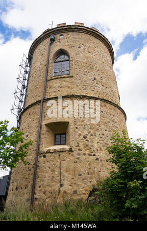 Josefs lookout tower a Mount Klet, Blansky foresta, Repubblica Ceca Foto Stock