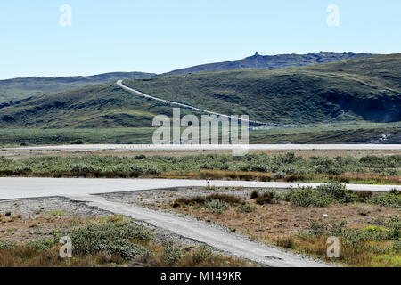 Aeroporto di Kangerlussuaq Groenlandia Foto Stock