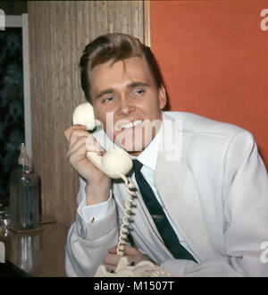 BILLY FURY (1940-1983) inglese cantante pop presso la sua casa di Londra nel 1966. Foto: Tony Gale Foto Stock