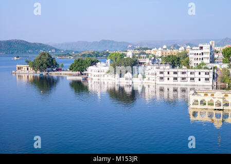 Paesaggio di Udaipur, Rajasthan, India Foto Stock