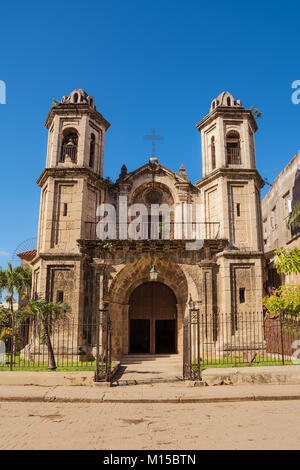 Chiesa del Santo Cristo del Buon Viaggio (Iglesia del Santo Cristo del Buen Viaje) alla vecchia Avana (Cuba) Foto Stock