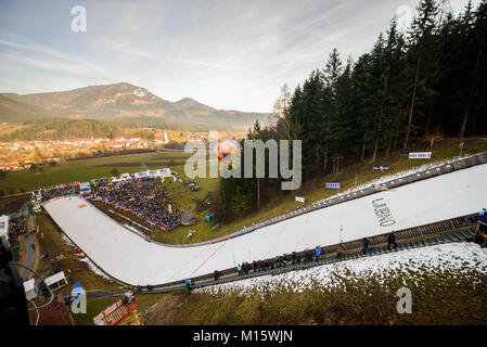 Ljubno, Slovenia. 27 gennaio, 2018. Credito: Rok Rakun/Pacific Press/Alamy Live News Foto Stock