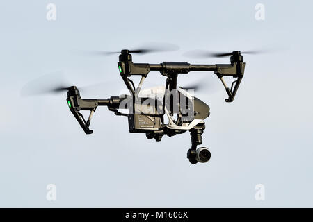DJI ispirare 1 drone in volo Foto Stock