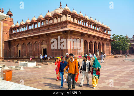 fatehpur sikri, Utttar Pradesh, Agra, India, 27th gennaio, 2017: L'architettura di Tomba di Islam Khan Foto Stock