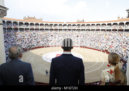 Spagna. 16 Giugno, 2017. Il re Filippo di Spagna durante la presidenza della corrida di Beneficencia a Madrid, Spagna. © Casa de su Majestad el Rey Credit: Jack Abuin/ZUMA filo/Alamy Live News Foto Stock