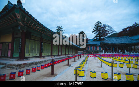 Caduta alla Gayasan National Park, Corea Foto Stock