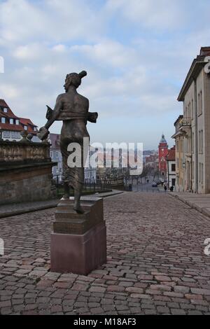 La duchessa Luise statua nel Gotha Visualizza per town hall Foto Stock
