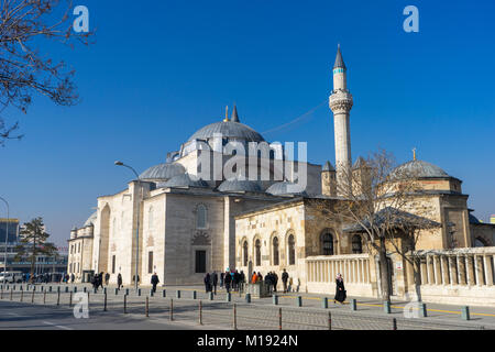 Konya, Turchia - 15 dicembre, 2017; Sultan Selim moschea a Konya, Turchia Foto Stock