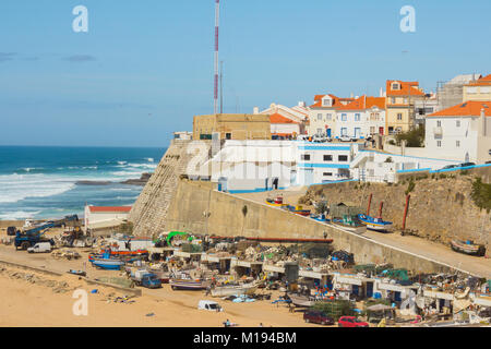 Ericeira città porto sulla costa del Portogallo Foto Stock