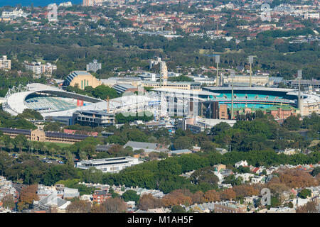 Sydney Football Stadium di Sydney e il Sydney Cricket Ground Foto Stock