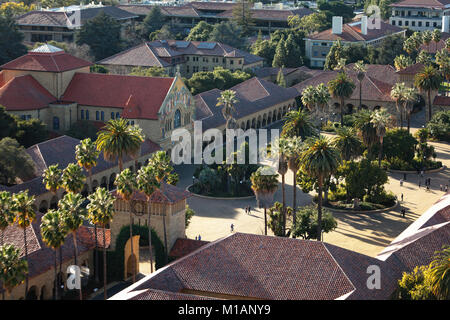 L'Università di Stanford principali quad-da sopra Foto Stock