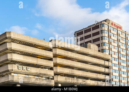 Bristol, Regno Unito: parcheggio NCP su Lower Castle Street, Bristol. Foto Stock