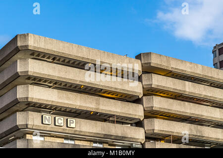 Bristol, Regno Unito: parcheggio NCP su Lower Castle Street, Bristol. Foto Stock