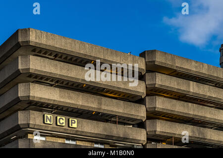 Bristol, Regno Unito: parcheggio NCP su Lower Castle Street, Bristol. Foto Stock