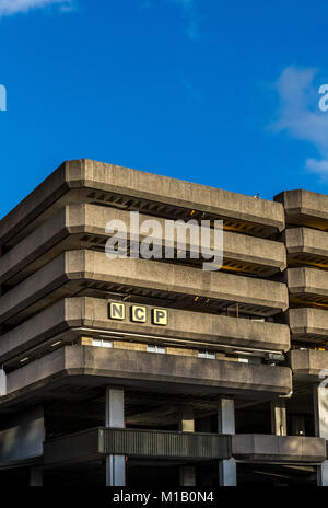 Bristol, Regno Unito: parcheggio NCP su Lower Castle Street, Bristol. Foto Stock