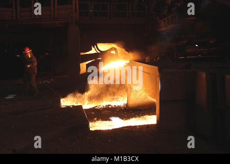 ILVA mulino di acciaio in Taranto Puglia Italia Credit © Riccardo Squillantini/Sintesi/Alamy Stock Photo Foto Stock