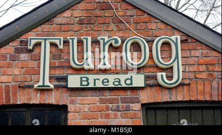 Derwen Bakery, St Fagans National Museum of History/Amgueddfa Werin Cymru, Cardiff, Galles del Sud, Regno Unito. Foto Stock