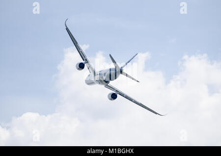 Schönefeld di Berlino, Germania, Giugno 03. 2016.; Airbus A350 - XWB 900 durante la Ila di Berlino Schönefeld Foto Stock