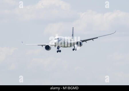 Schönefeld di Berlino, Germania, Giugno 03. 2016.; Airbus A350 - XWB 900 durante la Ila di Berlino Schönefeld Foto Stock