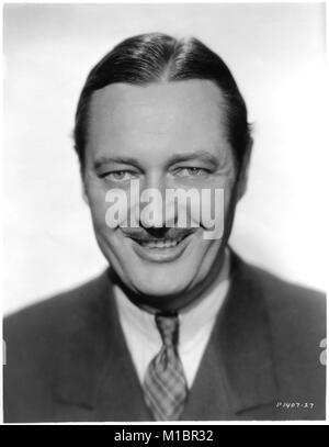 Edmund Lowe, Ritratto di pubblicità per il film "Io amo che l uomo', Paramount Pictures, 1933 Foto Stock