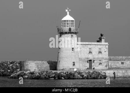 Faro nella penisola di Howth , ( Dublino - Irlanda ) Foto Stock