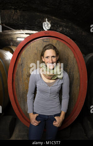 Theresa Breuer, Breuer cantina, Rüdesheim, Germania Foto Stock