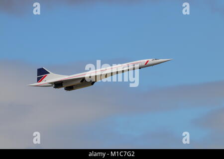 Di grandi dimensioni modello Concorde Foto Stock
