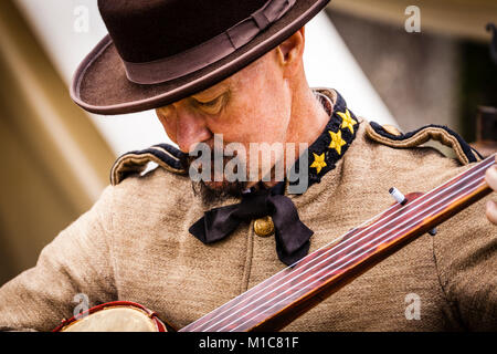 La guerra civile Encampment   Paxton, Massachusetts, STATI UNITI D'AMERICA Foto Stock