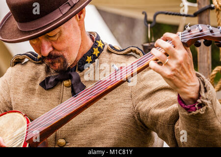 La guerra civile Encampment   Paxton, Massachusetts, STATI UNITI D'AMERICA Foto Stock