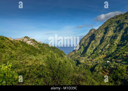 Valle Sao-Vicente, Madeira, Portogallo, Sao-Vicente-Tal Foto Stock