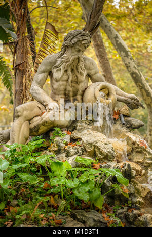 Pozzetti, Avenida da Liberdade, Lisbona, Portogallo, Brunnen, Lisbona Foto Stock