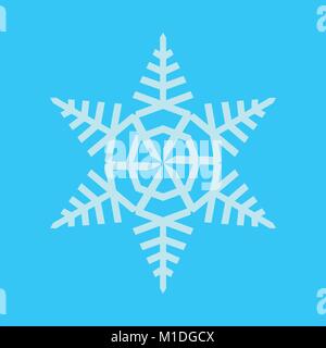 Il simbolo del fiocco di neve albero vettore forma illustrazione grafica simbolo segno di Design Illustrazione Vettoriale