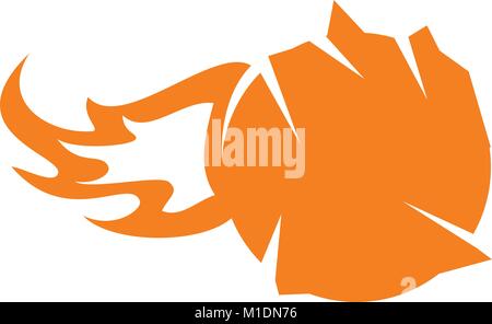 Ruvido Ball Shoot Illustrazione Vettoriale