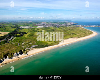 Whiterocks, Causeway Coast, County Antrim, Irlanda del Nord Foto Stock