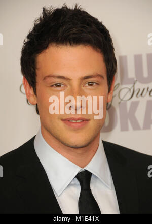 CENTURY City, CA - 17 aprile: Attore Corey Monteith assiste la ventunesima Annual GLAAD Media Awards su Hyatt Regency Century Plaza on April 17, 2010 in Century City, California. Foto di Barry re/Alamy Stock Photo Foto Stock