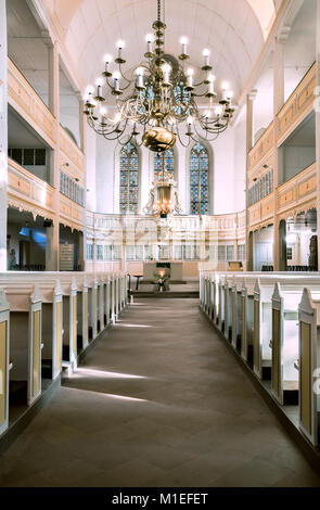 Vista interna della chiesa di Bach a Arnstadt, Turingia, Germania. Foto Stock