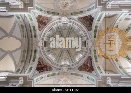 Mannheim, Jesuitenkirche Sant Ignazio und Franz Xaver Foto Stock