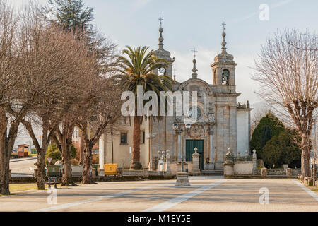 Santuario di rimedi, Mondoñedo, provincia di Lugo, regione della Galizia, Spagna, Europa. Foto Stock