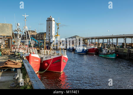 North Shields Fish quay Foto Stock