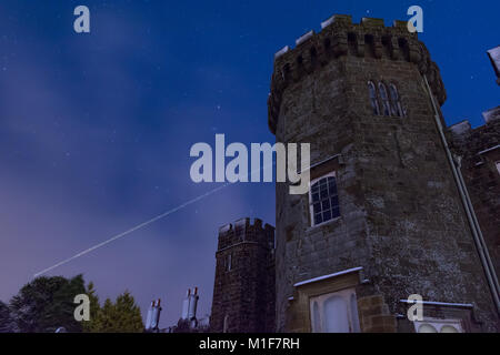 Balloch Castle di notte Foto Stock