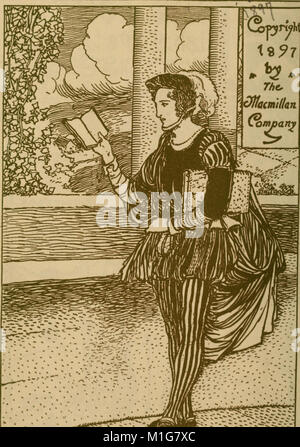 Un libro di inglese antico canzoni d'amore (1897) (14782320962) Foto Stock