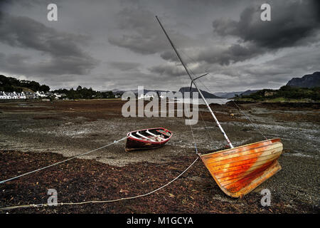 Plockton Harbour Foto Stock