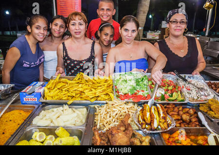 Miami Beach Florida,Ocean Drive,Art Deco Weekend,festival,fiera,venditori bancarelle stand mercato mercato,acquirente acquisto vendere,sma Foto Stock