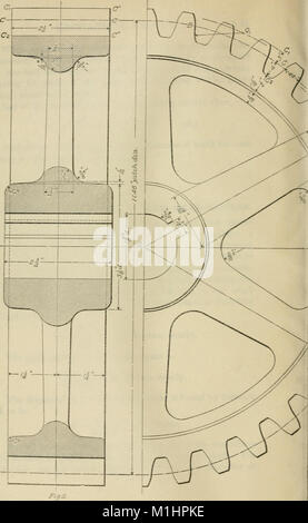 Questo manuale del 1902 tratta i principi fondamentali dell'ingegneria meccanica ed elettrica, inclusi i concetti chiave in fisica, meccanica, elettricità e le applicazioni dell'ingegneria in ambienti industriali. Foto Stock