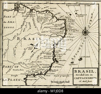 Un sistema di geografia, oppure un nuovo e la descrizione accurata della terra in tutti gli imperi e i regni e stati. Illustrato con la storia e la topografia e mappe di ogni paese (1701) (14764408751) Foto Stock