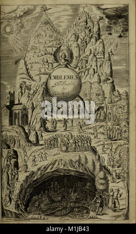 Una collezione di emblemes, antiche e moderne - accellerata vvith metricall illvstrations, entrambi morall e divini e disposte a lotterie, che istruzione e il buon counsell ape può essere facilitata da un (14748239745) Foto Stock