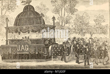 Una storia del procedimento nella città di New Orleans, in occasione di cerimonie funebri in onore di James Abram Garfield, defunto presidente degli Stati Uniti che ha avuto luogo lunedì (14769728724) Foto Stock