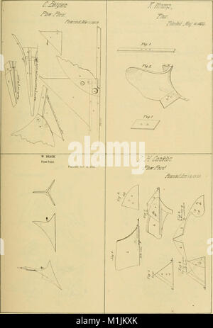 Allen's digest di aratri, con allegati, brevettata negli Stati Uniti da D.C. 1789 a gennaio 1883 (1883) (17928544380) Foto Stock