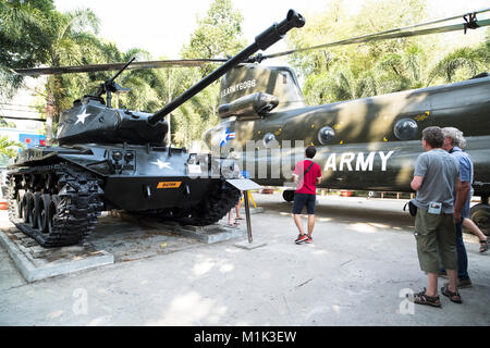 Residuati Bellici Museum, il 14 aprile 2017, nella città di Ho Chi Minh, Vietnam Foto Stock